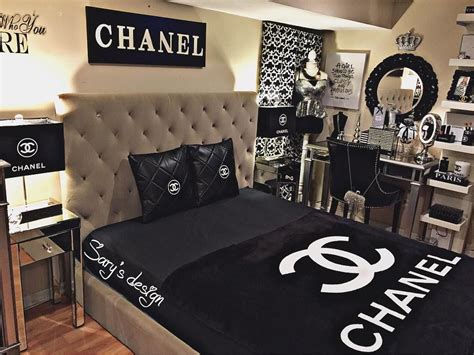 chanel themed bedroom|chanel decorative art.